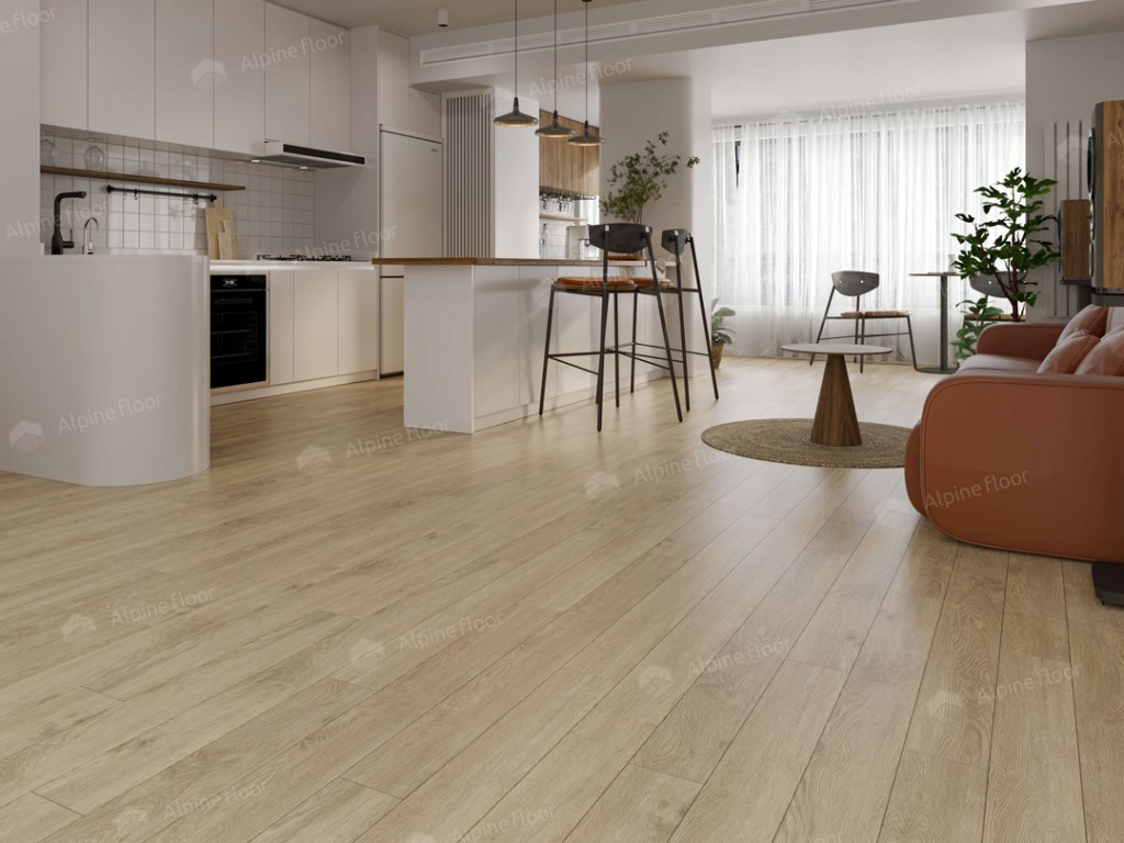 SPC ламинат Гранд секвойя изящная (Grand Sequoia Village) Миндаль ECO 11-607 MC