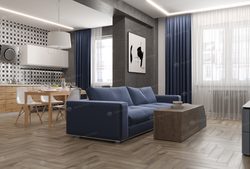 LVT плитка  Дуб Исида ECO 16-15