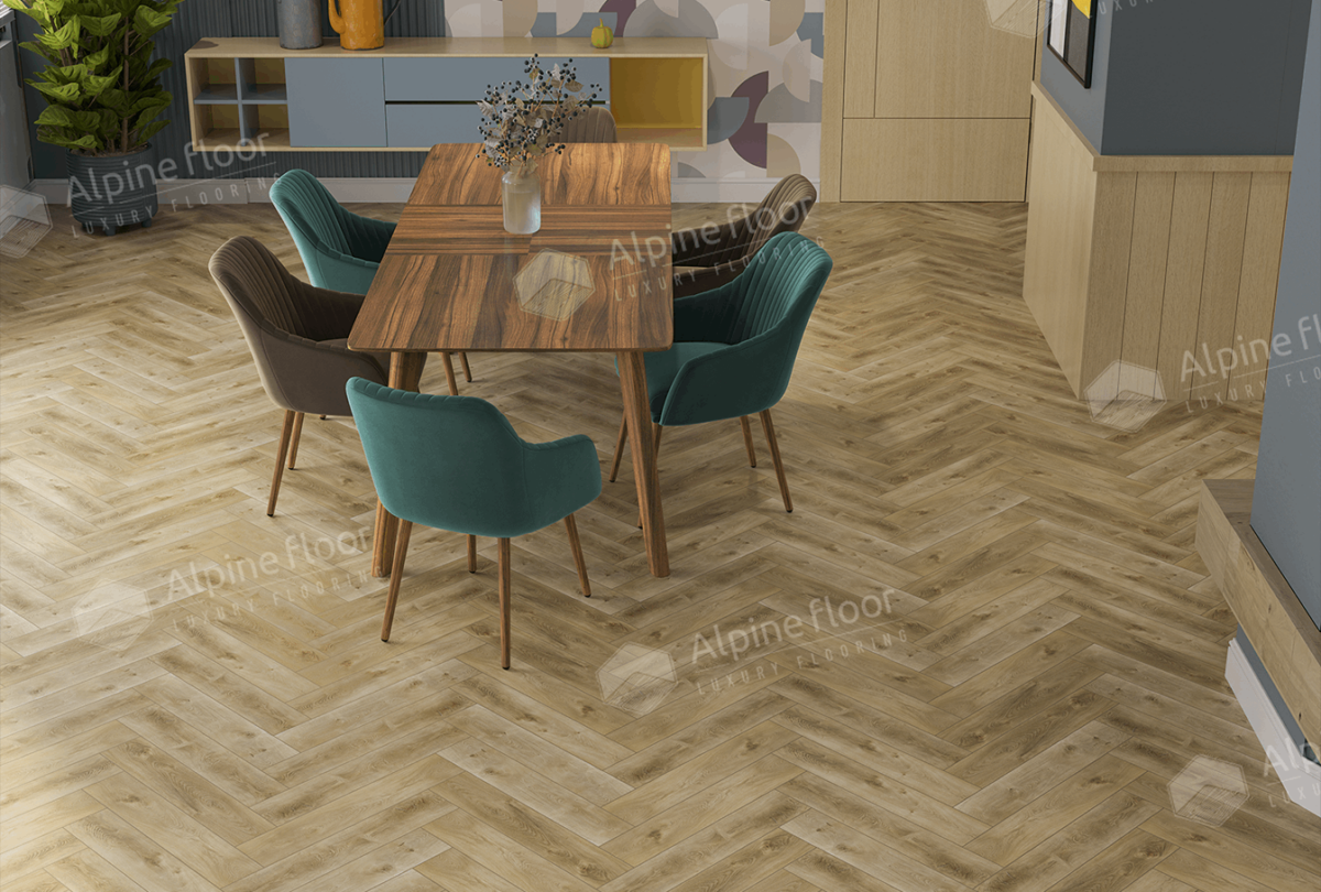 LVT плитка  Дуб Кастор ECO 16-34