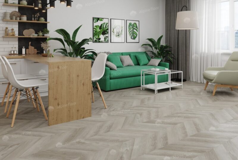 LVT плитка  Дуб Фантазия Шеврон Chevron