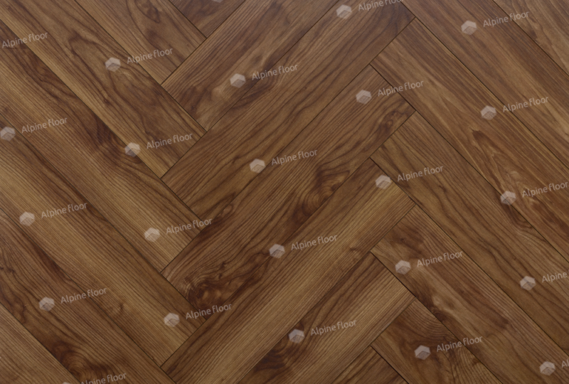 Ламинат Орех Шоколадный Елка европейская Herringbone 12 BR Chocolate Walnut 520