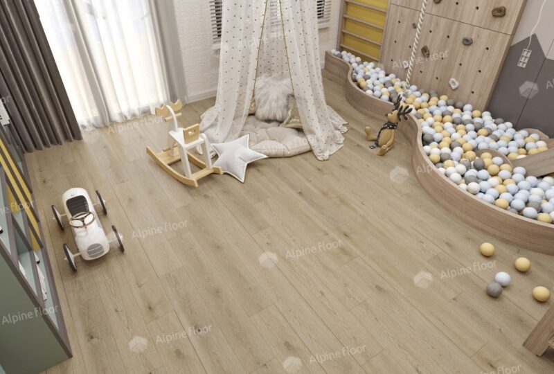 LVT плитка Дуб Миндальный ЕСО 5-27