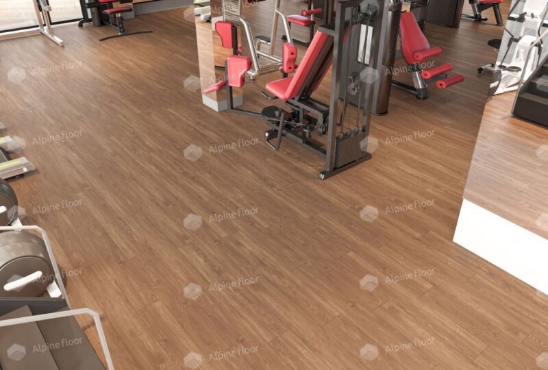 LVT ламинат Секвойя Темная ЕСО 6-12 LVT