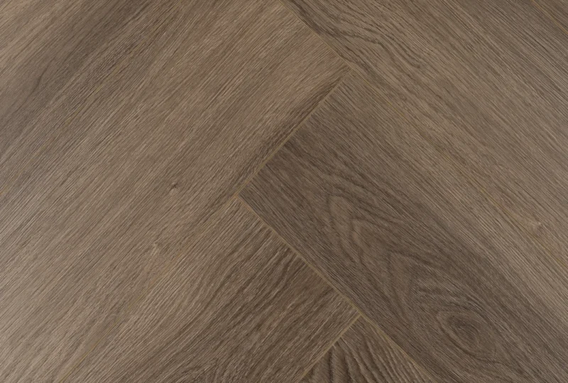 Каменный ламинат My Step Стоун Херрингбон Дуб Темпл, 564×141 мм