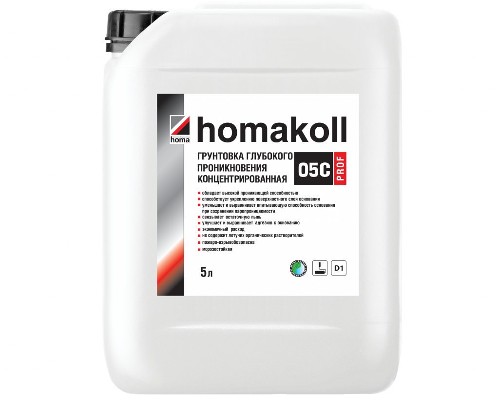 Грунтовка HOMAKOLL 05 C PROF (концентрат) 5л